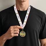 1st 2nd 3rd Place Victory Award Medals - 3 Piece Set (Gold, Silver, Bronze) Includes Ribbon