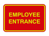 Classic Framed Employee Entrance Sign