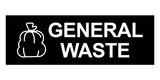 Basic General Waste Wall or Door Sign