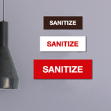 Basic Sanitize Sign