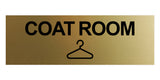 Basic Coat Room Wall or Door Sign