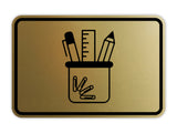 Signs ByLITA Classic Framed Office Stationary Graphic Wall or Door Sign