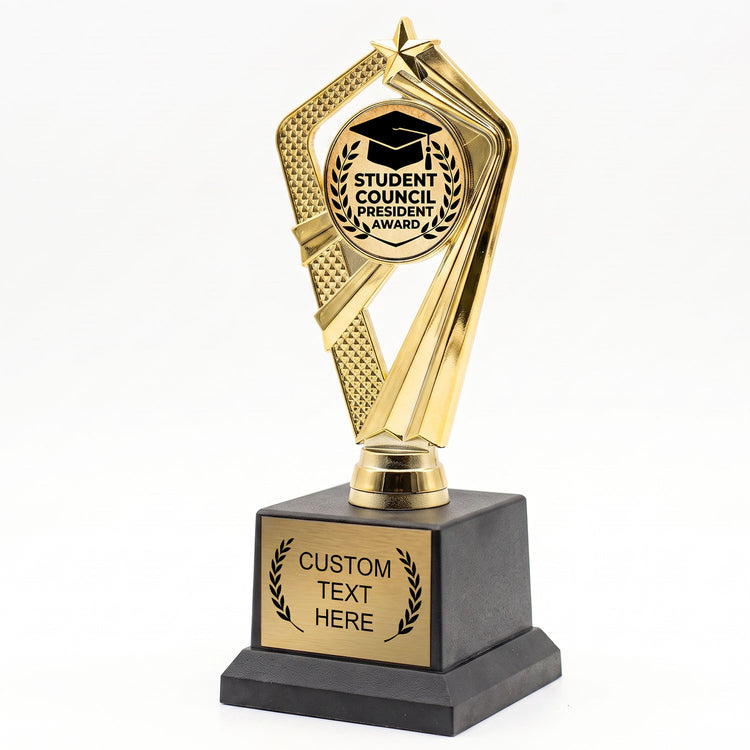 Student & Team Leadership Trophy Awards (President, Captain) - Engraved