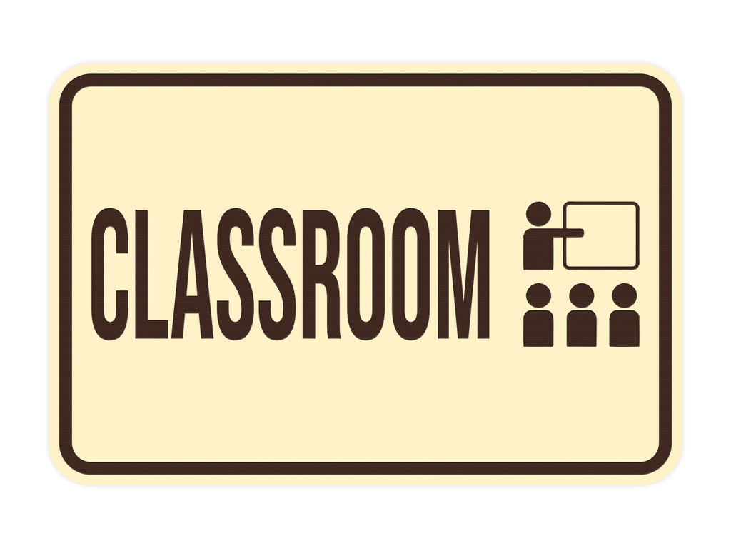 Class Sign Design Classic Framed Classroom Wall or Door Sign – Pacific Sign and Stamp