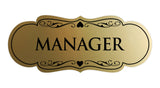 Designer Manager Sign
