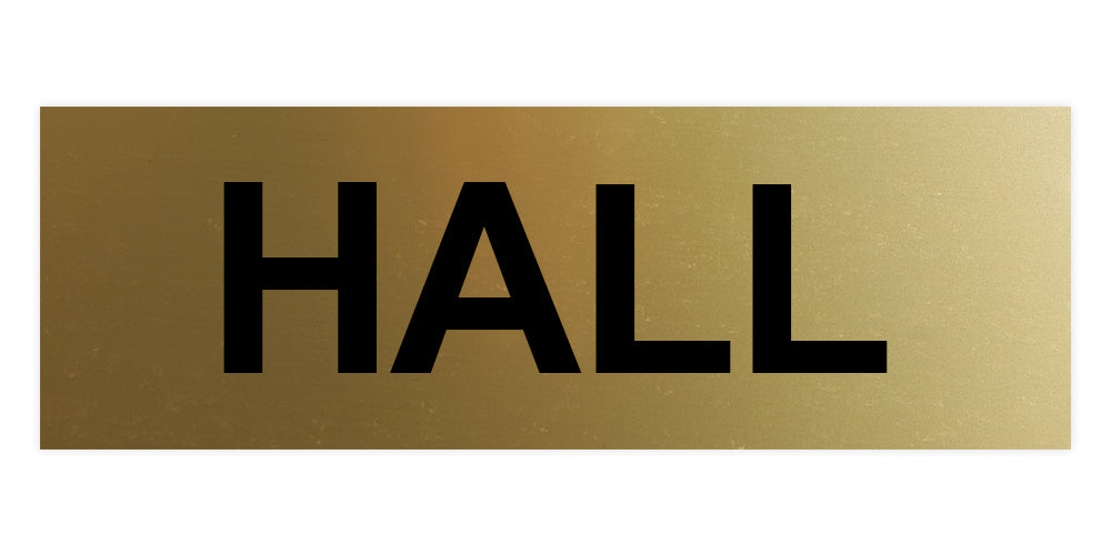 Basic Hall Wall or Door Sign