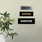 Basic Sanitize Sign