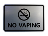 Classic Framed No Vaping