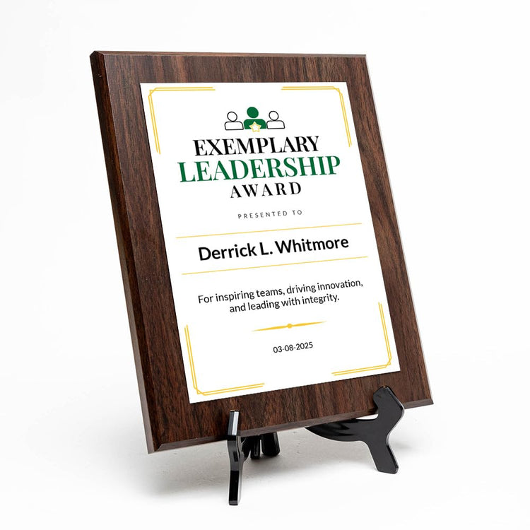 Work Place Recoginition Awards | Achievement & Accomplishment Wooden Plaques