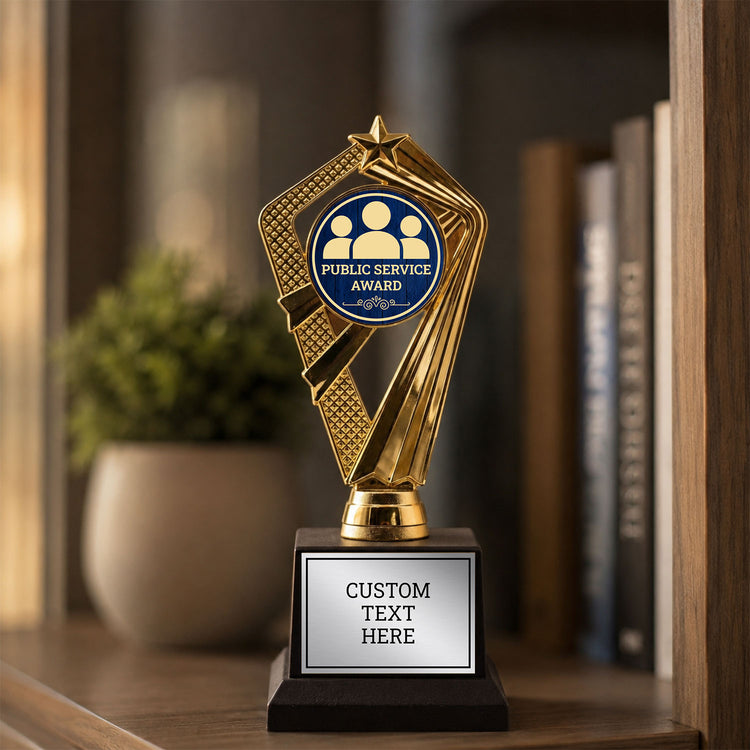 Community & Volunteer Trophy Awards (Service, Hero & More) - Engraved