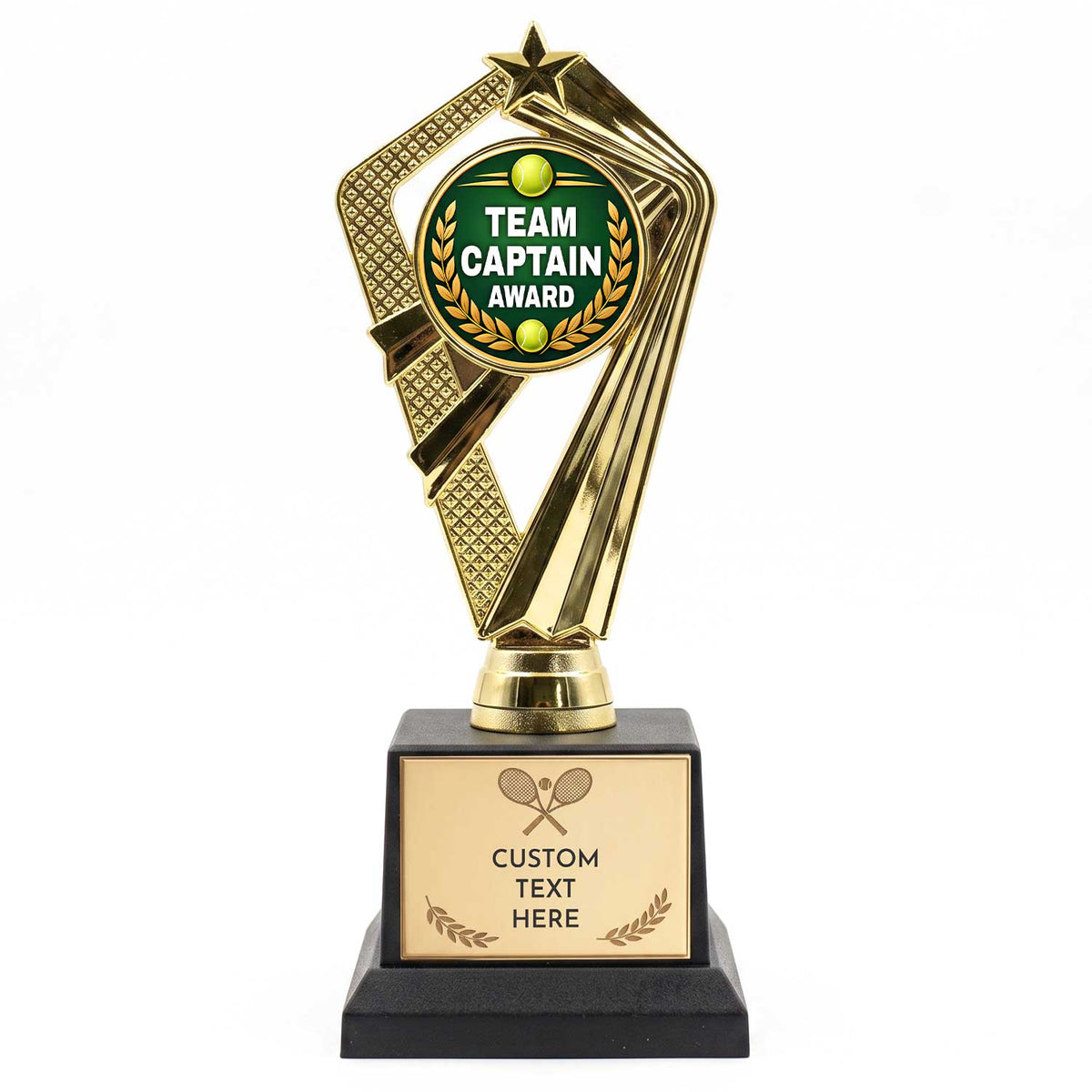 Tennis Player Trophy Awards (Captain, Rookie, Best Serve) - Custom Engraved