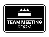 Signs ByLITA Classic Framed Team Meeting Room Wall or Door Sign