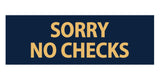 Basic Sorry No Checks