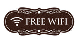 Designer Free Wifi Sign