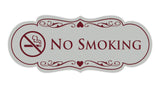 Designer No Smoking Sign