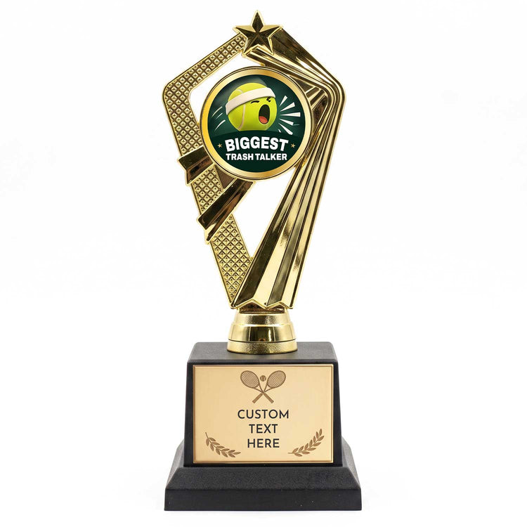 Funny Tennis Trophy Awards - Gag Gifts for Tennis Players - Custom Engraved