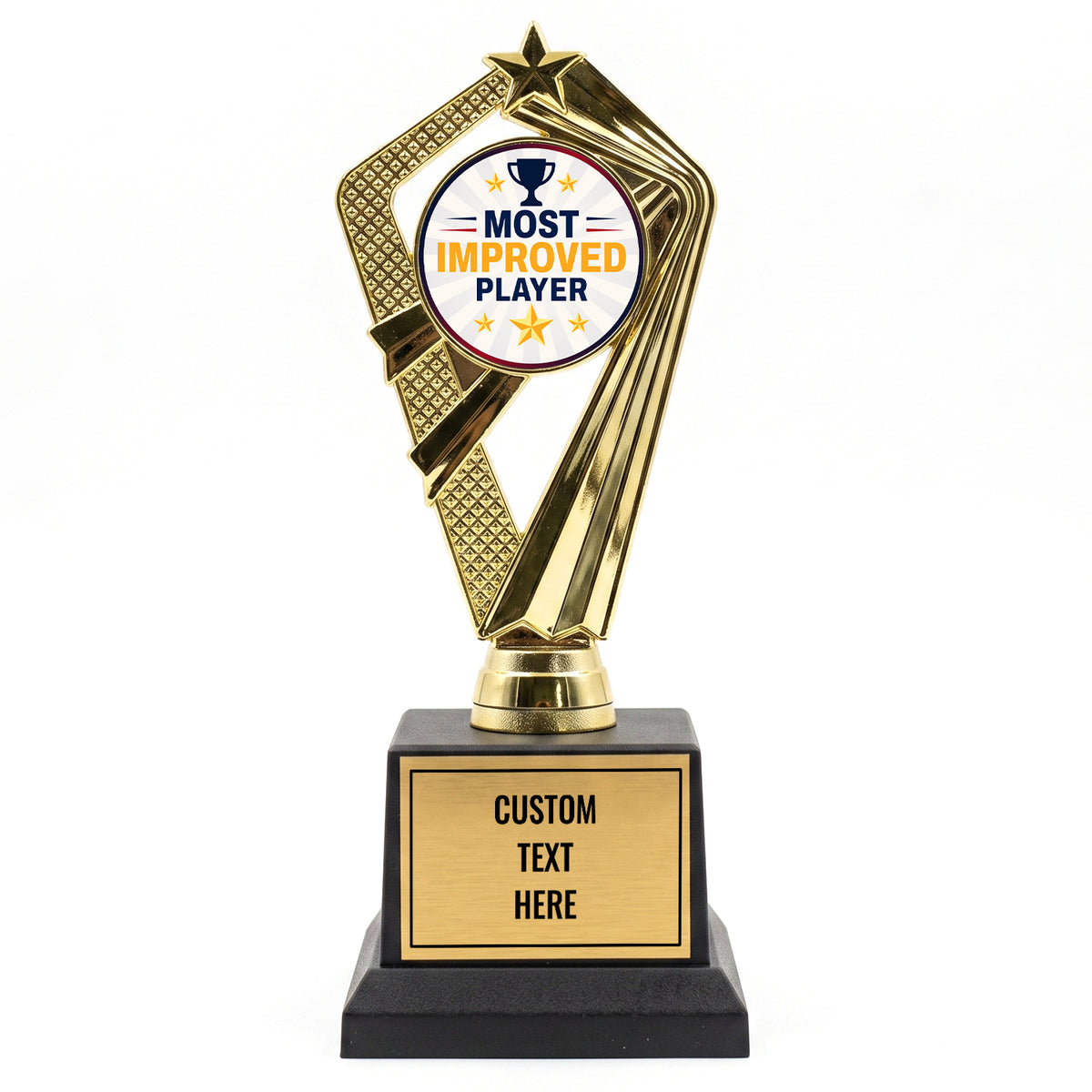 All Quality Most Improved Player Trophy, Custom Engraved — Personalized Award for Any Youth Sport or League