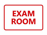 Classic Exam Room Sign