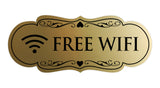 Designer Free Wifi Sign
