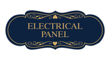 Designer Electrical Panel Sign