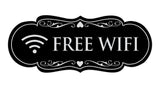 Designer Free Wifi Sign