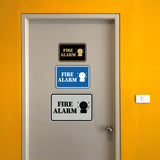 Signs ByLITA Classic Framed Fire Alarm Wall or Door Sign