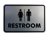 Classic All Gender Restroom Sign