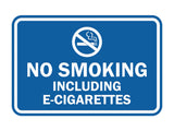 Classic Framed No Smoking Including E-Cigarettes Sign