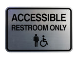 Signs ByLITA Classic Framed Accessible Restroom Wall or Door Sign