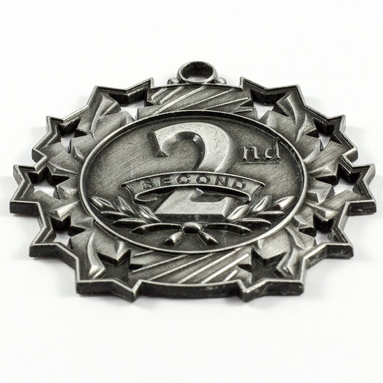 All Quality 1st 2nd 3rd Place Ten Star Award Medals - 3 Piece Set (Gold, Silver, Bronze) Includes Neck Ribbon (1 Pack)