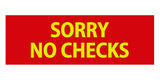 Basic Sorry No Checks