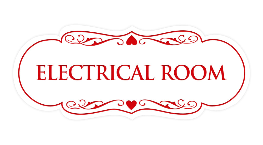 Designer Electrical Room Sign