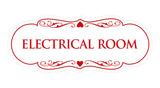 Designer Electrical Room Sign