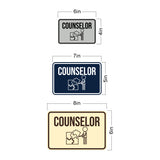 Classic Framed Counselor Wall or Door Sign