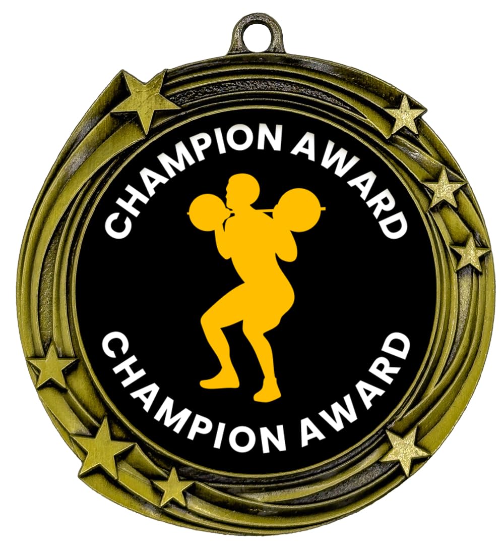 All Quality Workout Awards Stars Design Medals - Fitness Medals and Workout Awards