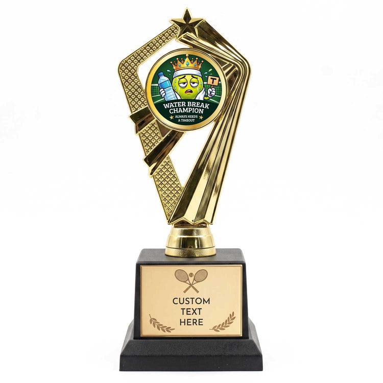 Funny Tennis Trophy Awards - Gag Gifts for Tennis Players - Custom Engraved