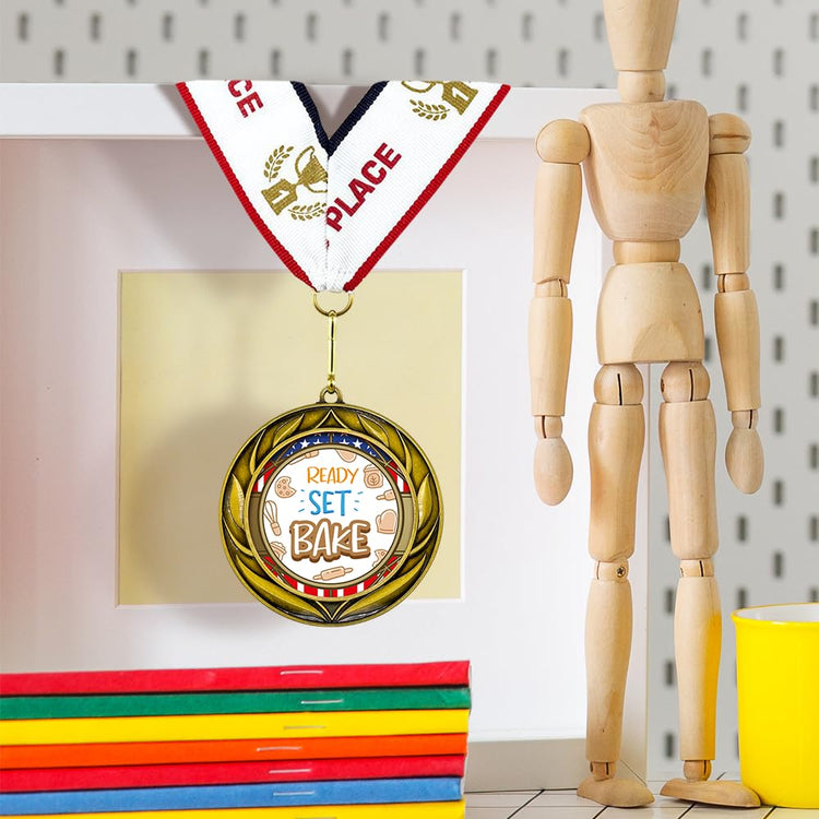 All Quality Wreath Ready set Bake Medal | Competition | High Quality Metal Medal - 1st, 2nd, 3rd Place
