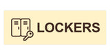 Basic Lockers Wall or Door Sign