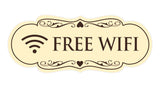 Designer Free Wifi Sign