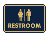 Classic All Gender Restroom Sign
