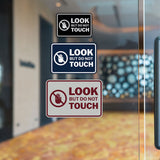 Signs ByLITA Classic Framed Look, But Do Not Touch Wall or Door Sign