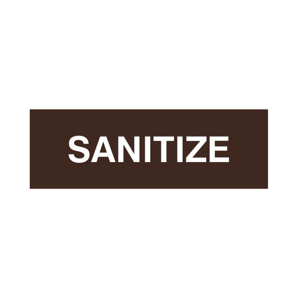 Basic Sanitize Sign