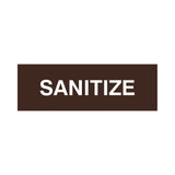 Basic Sanitize Sign