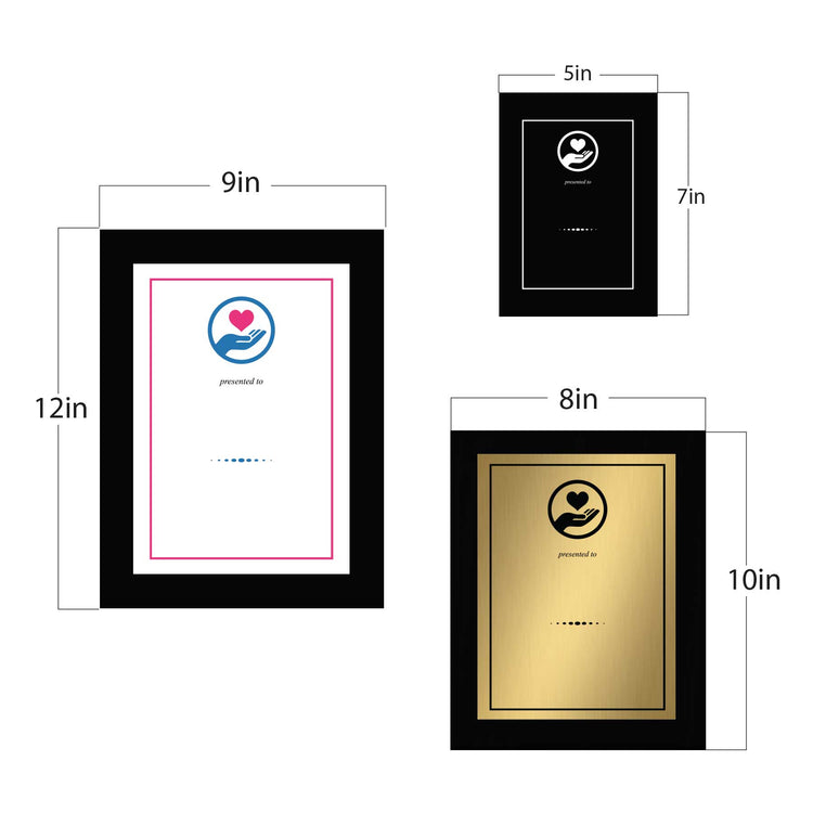 Volunteer of the Year — Community Award' Personalized Wall Plaque With Easel Acrylic Stand | Faith/Community Non-Profit Award Plaques