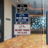 Signs ByLITA Classic Framed Do Not Touch The Glass Wall or Door Sign