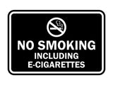 Classic Framed No Smoking Including E-Cigarettes Sign