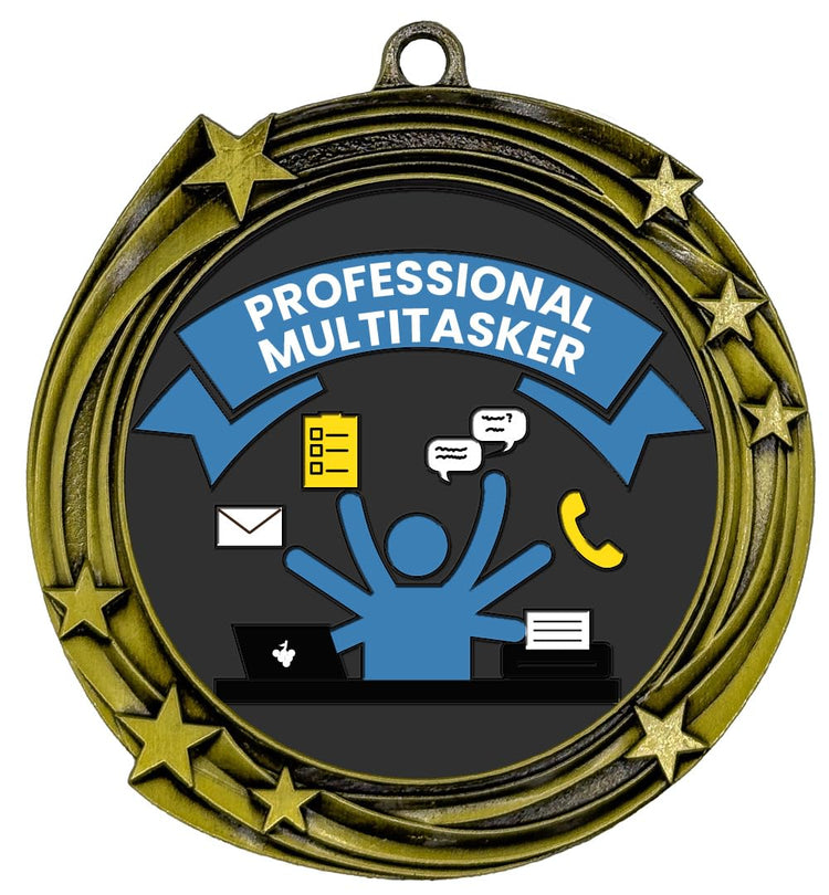 Workplace Novelty Medals Assortment | White Elephant Coworker Funny Awards | Humorous Prizes For Family and Friends