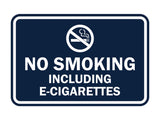 Classic Framed No Smoking Including E-Cigarettes Sign