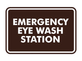 Classic Emergency Eye Wash Station Sign