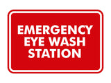 Classic Emergency Eye Wash Station Sign